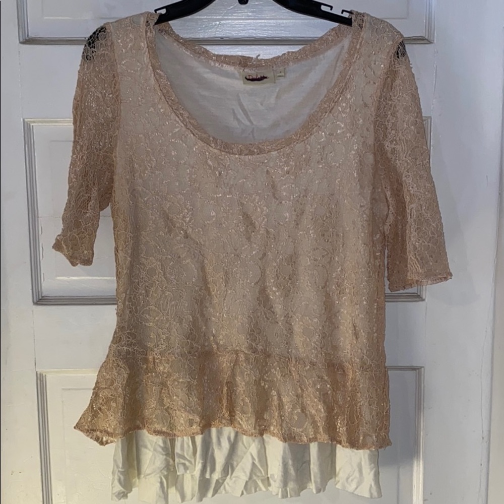 Anthropologie Deletta top size medium